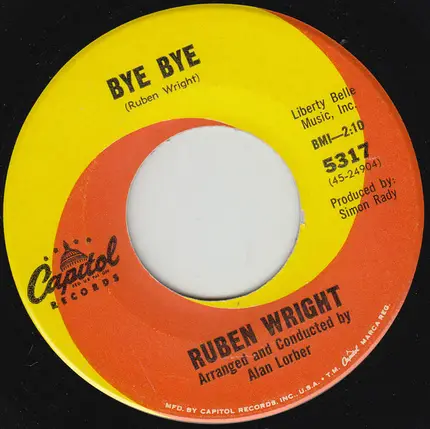 Ruben Wright - Where Was I / Bye Bye