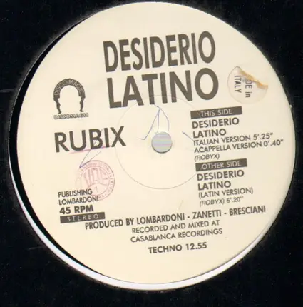 Rubix - Desiderio Latino