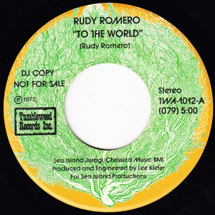 Rudy Romero - To the World