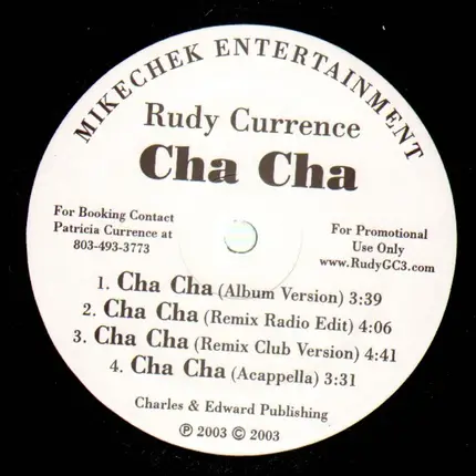 Rudy Currence - Cha Cha / Superstar