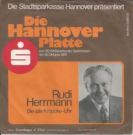 Rudi Herrmann / Walter Böhm - Die Hannover Platte