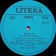 LP - Rudi Strahl - Eine Zärtliche Stimme