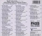 CD - Rudi Schuricke - Ein Leben Lang An Deiner Seite