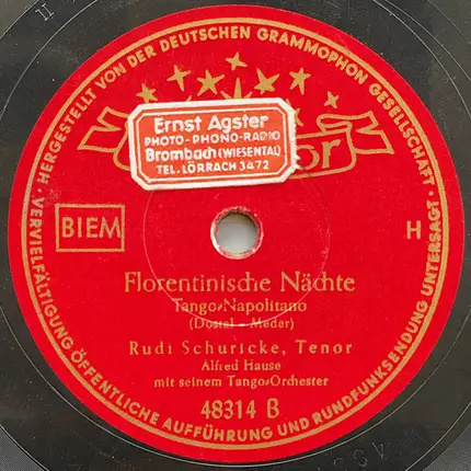 Rudi Schuricke - Mandolino - Mandolino / Florentinische Nächte