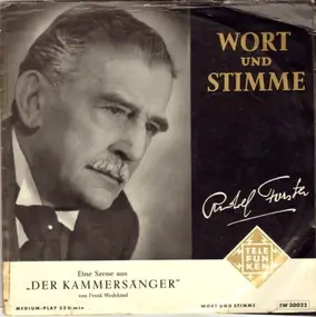 Rudolf Forster - Eine Szene Aus 'Der Kammersänger' Von Franz Wedekind