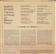 LP - Rudolf Schock , Giacomo Puccini - Rudolf Schock Singt Arien Und Duette von Giacomo Puccini