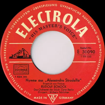 Rudolf Schock - Hymne Aus "Alessandro Stradella" / Selig Sind, Die Verfolgung Leiden