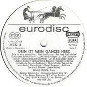 LP - Rudolf Schock - Dein Ist Mein Ganzes Herz