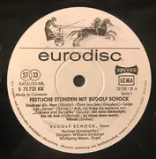 LP - Händel, Liszt, a.o. - Festliche Stunden Mit Rudolf Schock