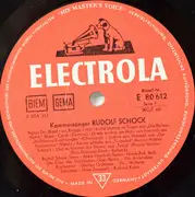LP - Rudolf Schock - Kammersänger Rudolf Schock