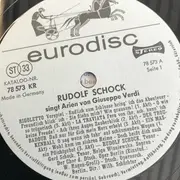 LP - Rudolf Schock - Rudolf Schock Singt Arien Von Giuseppe Verdi