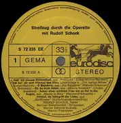 LP - Lehár, Offenbach a.o. - Streifzug Durch Die Operette Mit Rudolf Schock