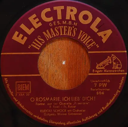 Rudolf Schock - Über Die Prärie