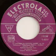 7inch Vinyl Single - Rudolf Schock - Wenn Es Abend Wird / O Rose Von Stambul / Da Draussen Im Duftigen Garten