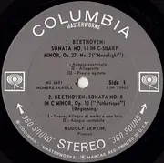 LP - Rudolf Serkin / Ludwig Van Beethoven - Three Favorite Sonatas
