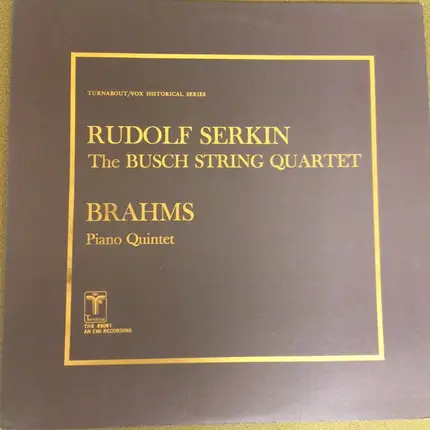 Brahms - The Busch String Quartet, Brahms Piano Quintet (Rudolf Serkin)