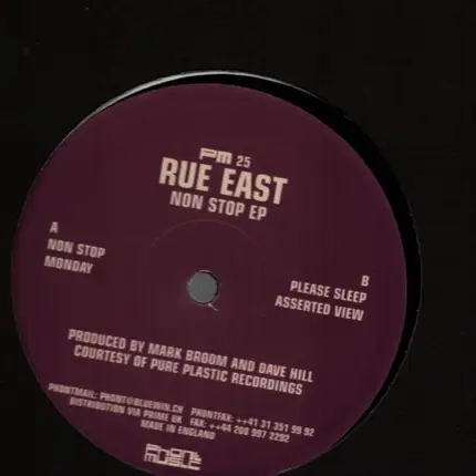 Rue East - Non Stop EP