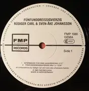LP - Rüdiger Carl & Sven-Åke Johansson - Fünfunddreissigvierzig