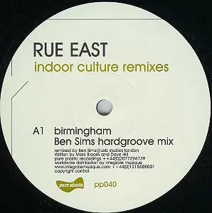 Rue East - Indoor Culture Remixes - Part 1