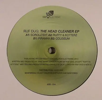 RüF Dug - The Head Cleaner EP