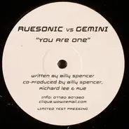 Ruesonic vs Gemini - You Are One