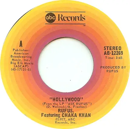 Rufus & Chaka Khan - Hollywood