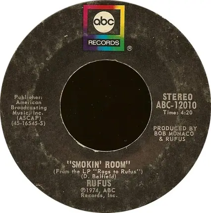 Rufus - Tell Me Something Good / Smokin' Room