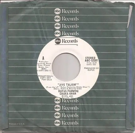 Rufus & Chaka Khan - Jive Talkin'