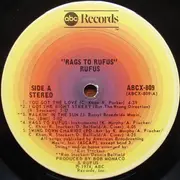 LP - Rufus Featuring Chaka Khan - Rags To Rufus - Terre Haute Pressing