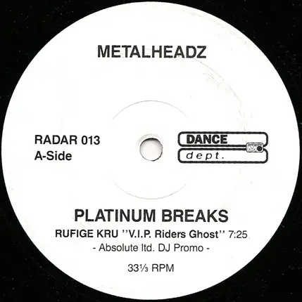 Rufige Kru / Doc Scott - Metalheadz - Platinum Breaks