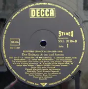 LP - Leoncavallo - Der Bajazzo (Arien Und Szenen)