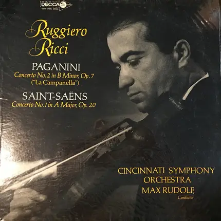 Ruggiero Ricci - Paganini: Concerto No. 2 In B Minor Op. 7 La Campanella / Saint-Saëns: Concerto No. 1 In A Major Op