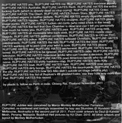 CD - Rupture - Jubilee '49 Greatest Hates'