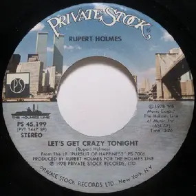 Rupert Holmes - Let's Get Crazy Tonight