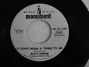 7inch Vinyl Single - Rusty Draper - It Don't Mean A Thing To Me