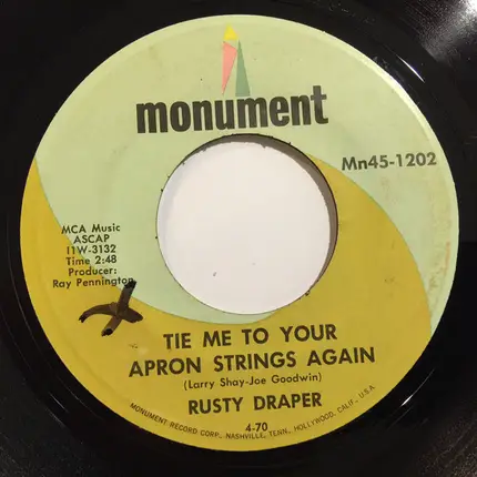 Rusty Draper - Every Man Has A Prison / Tie Me To Your Apron Strings Again