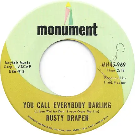 Rusty Draper - Love Is Gone For Good