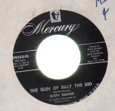 Rusty Draper - the gun of billy the kid