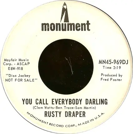 Rusty Draper - Love Is Gone For Good