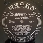 LP - Russ Morgan And His Orchestra - ' . . . Does Your Heart Beat For Me . . . ?'