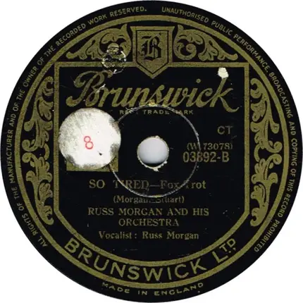 Russ Morgan And His Orchestra - The More We Are Together / So Tired