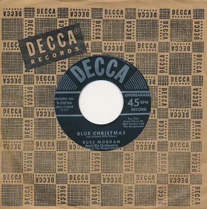 Russ Morgan And His Orchestra - Blue Christmas / The Mistletoe Kiss
