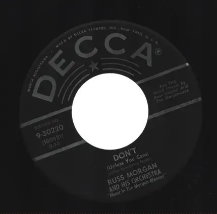 Russ Morgan And His Orchestra - It's Time To Say Goodbye