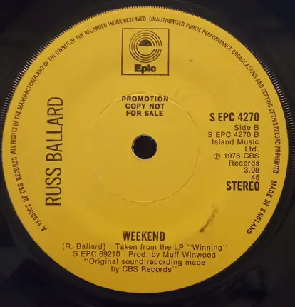 Russ Ballard - Just A Dream Away