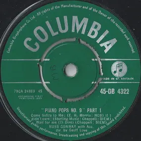 russ conway - Piano Pops No. 9