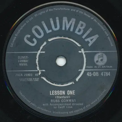 Russ Conway - Angelo / Lesson One