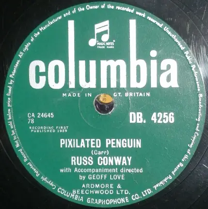 Russ Conway - Side Saddle / Pixilated Penguin