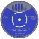 7inch Vinyl Single - Russ Hamilton - Smile, Smile, Smile, And Sing, Sing, Sing