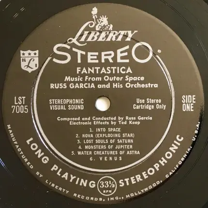 Russell Garcia And His Orchestra - Fantastica - Music From Outer Space