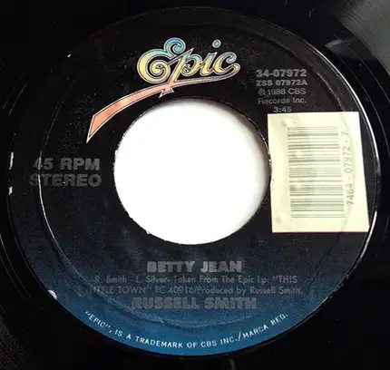 Russell Smith - Betty Jean / Not Made Of Stone